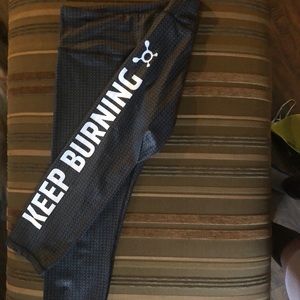 Orangetheory Keep Burning capris